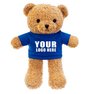 12'' Plush Teddy Bear w/ Logo Shirt