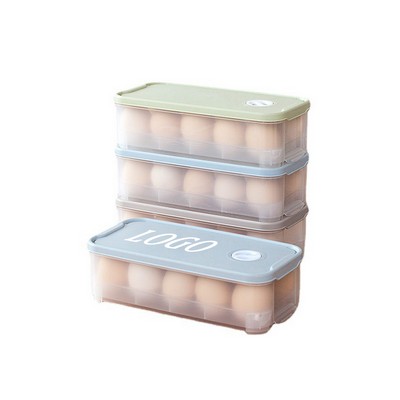 Dustproof Stackable 10-Egg Fridge Container