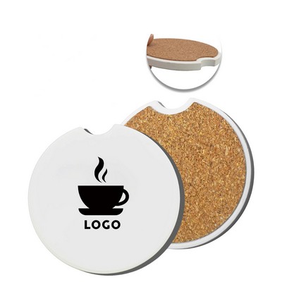 Absorbent Ceramic Car Coaster