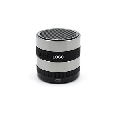 Small Metal Bluetooth Speaker Mini Portable Bass Cannon High Volume Wireless Sound Box