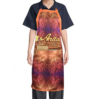 Full-Color Butcher Apron with Adjustable Neck