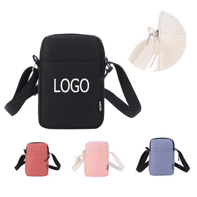 Zipper Crossbody Shoulder Bag