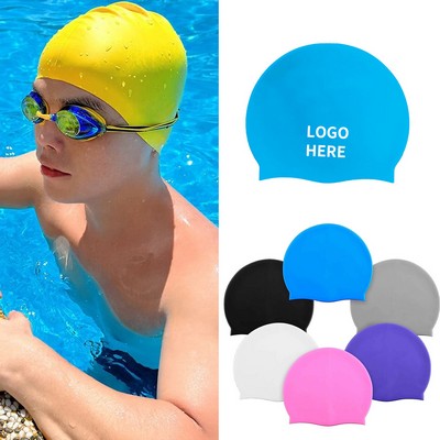 Childrens Silicone Swimming Cap