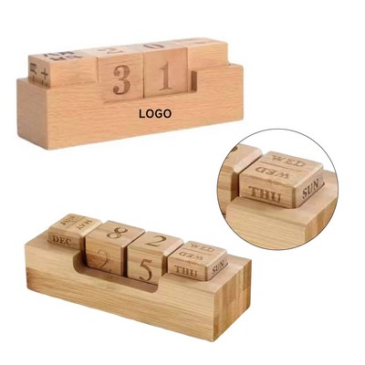 Bamboo Block Calendar
