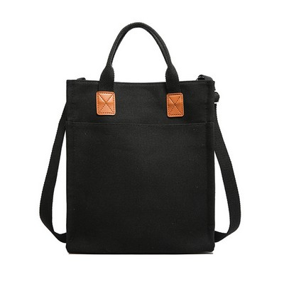 Open Top Canvas Tote