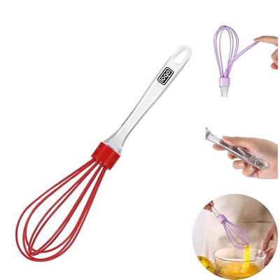 Silicone Whisk w/ Clear Handle