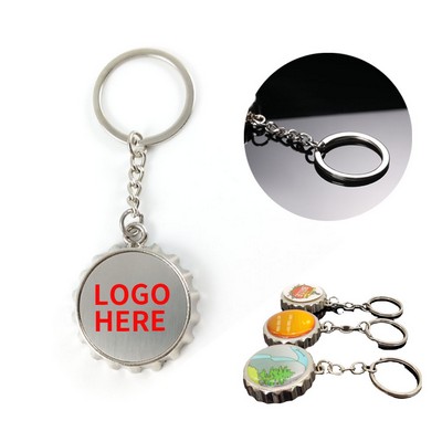 Brew Cap Bottle Opener Keyring