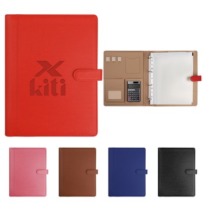 A4 Multi-function Business Portfolio Folder W/ Calculator