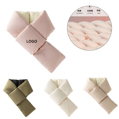Winter Warm Down Cotton Scarve