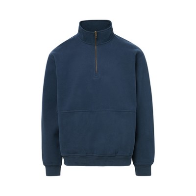 Vintage Fleece Sueded Quarter-Zip Sweatshirt