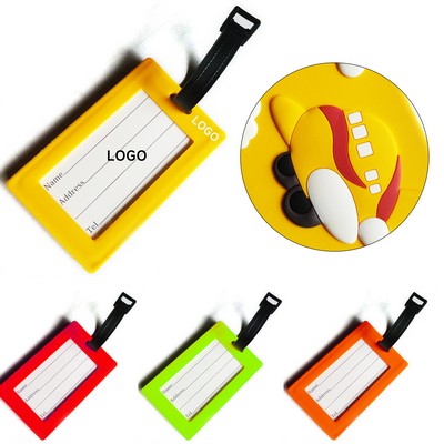 Create Virtual Sample Download Soft PVC Luggage Tag Holders
