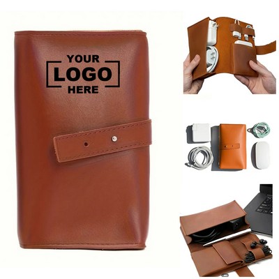 Portable Charger Case Data Cable Charger Power Bank Storage Bag