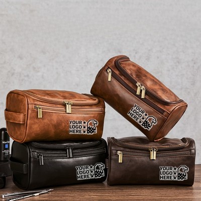 Custom Mens Travel Toiletry Organizer Case Bag