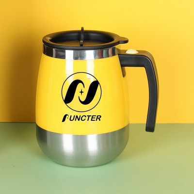 400 ml Magnetic Stirring Coffee Cup Milk Protein Powder Electric Stirring Cup AA Battery Style