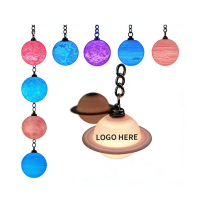 Radiant Saturn LED Keychain