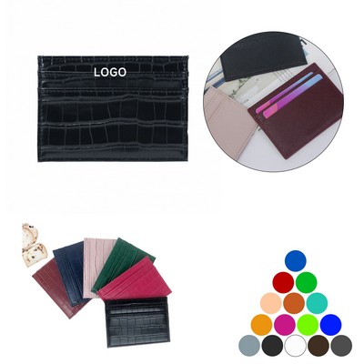 Leather Credit Card Wallet Money Clip