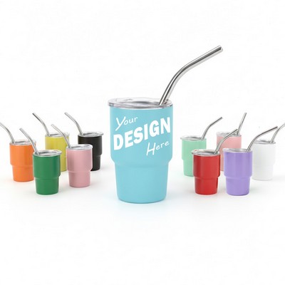 3oz Double Stainless Steel Mini Car Tumbler