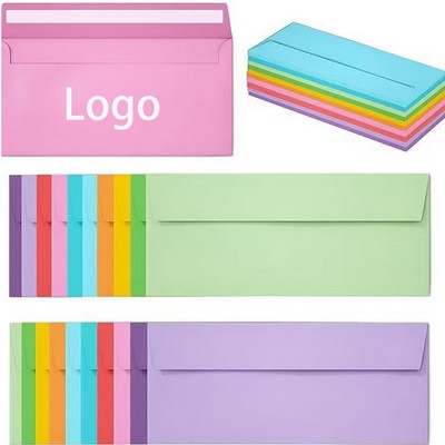 Colorful Holiday & Everyday Envelopes, 4.13x9.49", Multi-Pack