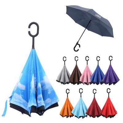 Reverse Folding C-Handle Automatic Inverted Umbrella