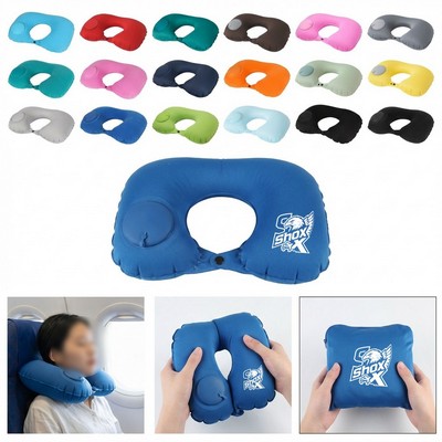 Portable Inflatable Travel Pillow Set
