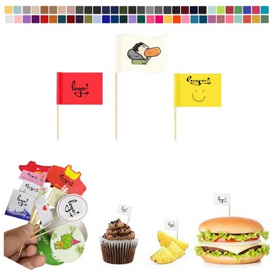 Full Color Custom Toothpick Flag