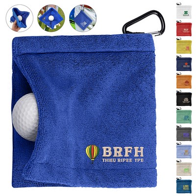 Microfiber Golf Cleaning Towel With Hook
