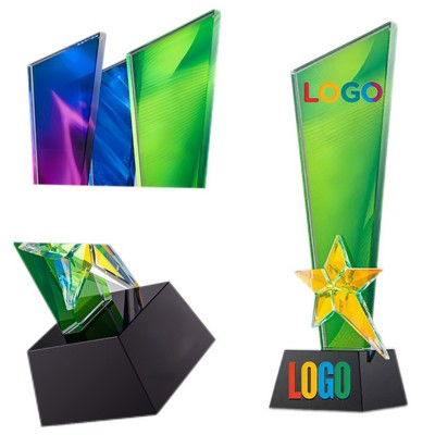 High-End Crystal Trophy