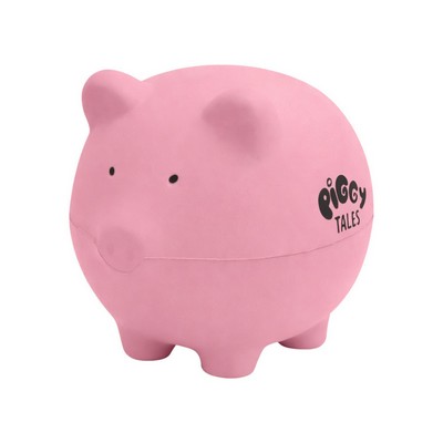 Pink Piggy Shaped Stress Reliever