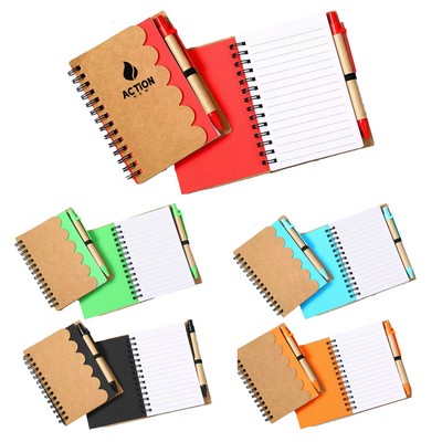 Spiral Notebook&Pen Combo