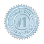 1 1/2" dia. Circle w/ Serrated Edge Embossed Roll Labels