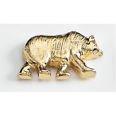 Grizzly Bear Marken Design Cast Lapel Pin (Up to 3/4")