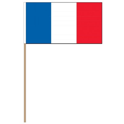 France International Collection Hand Flag (9" x 12")