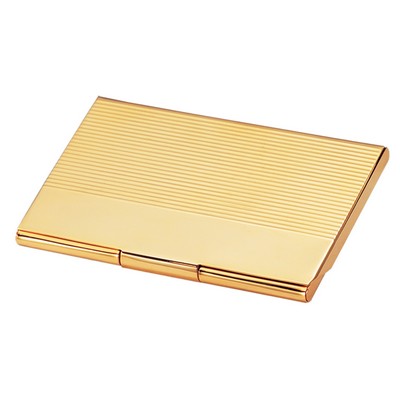 Solid Brass Business Card Case
