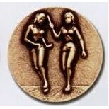 Stock Newport Mint Medal - 1 1/2" (Track Relays Female)