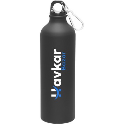 24 oz h2go Aluminum Classic Water Bottle (Matte Black)