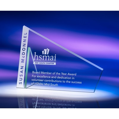 5.5" Advantage Jade Crystal Award