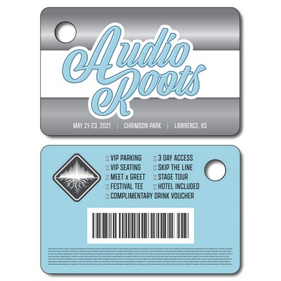 Laminated I.D./Wallet Card with Punch - 3.5x2.25 - 14 pt.