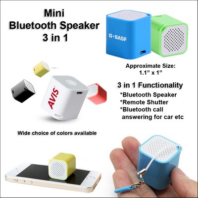 Mini Bluetooth Speaker No Extra Tariff