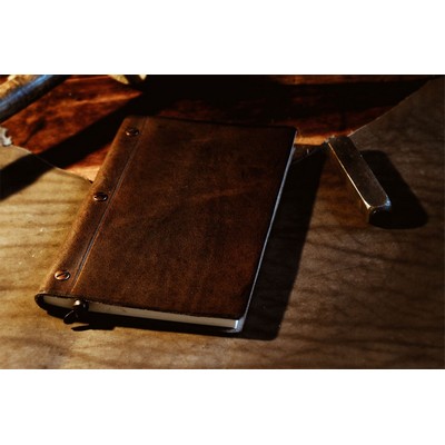 3 Screw Vachetta Journal - Walnut - Borlino