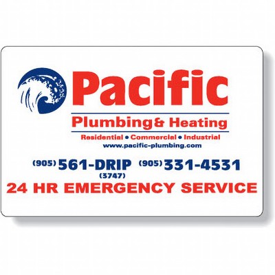 Stock Shape White Matte Polypropylene Roll Labels - Rectangle (3.25" x 5") Flexo-printed