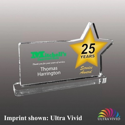 Acrylic Star Award - Ultra Vivid Color