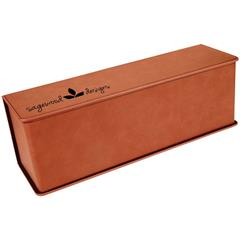 Leatherette Wine Box (Rawhide Brown)