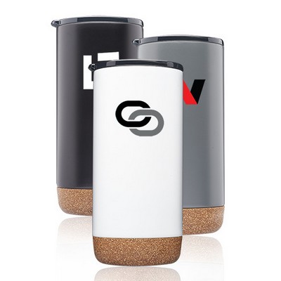 16 Oz. Cork Bottom Travel Tumblers