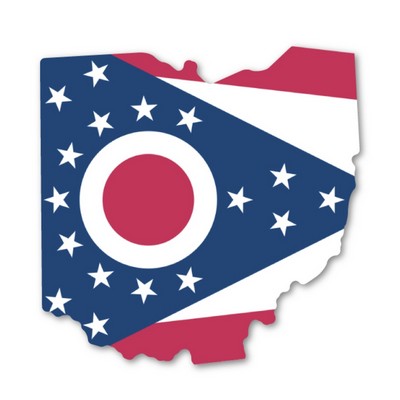 Ohio Magnet - 4" x 4.5" - 30 mil - Outdoor Safe