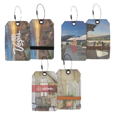 Pikes Dye-Sublimated Felt Luggage Tag