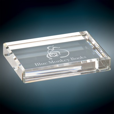 Crystal Rectangle Paperweight