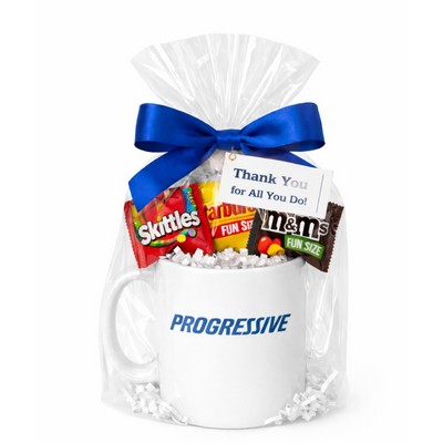 Ceramic 11 oz Candy Filled Mug