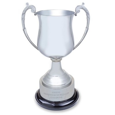 14 ½" Bright Polished Nickel Plated Trophy Cup