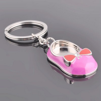 Baby Shoes Shaped Key Chain