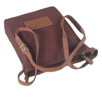 Evergreen Canvas Cross Body Sling Bag (6"x8"x2")